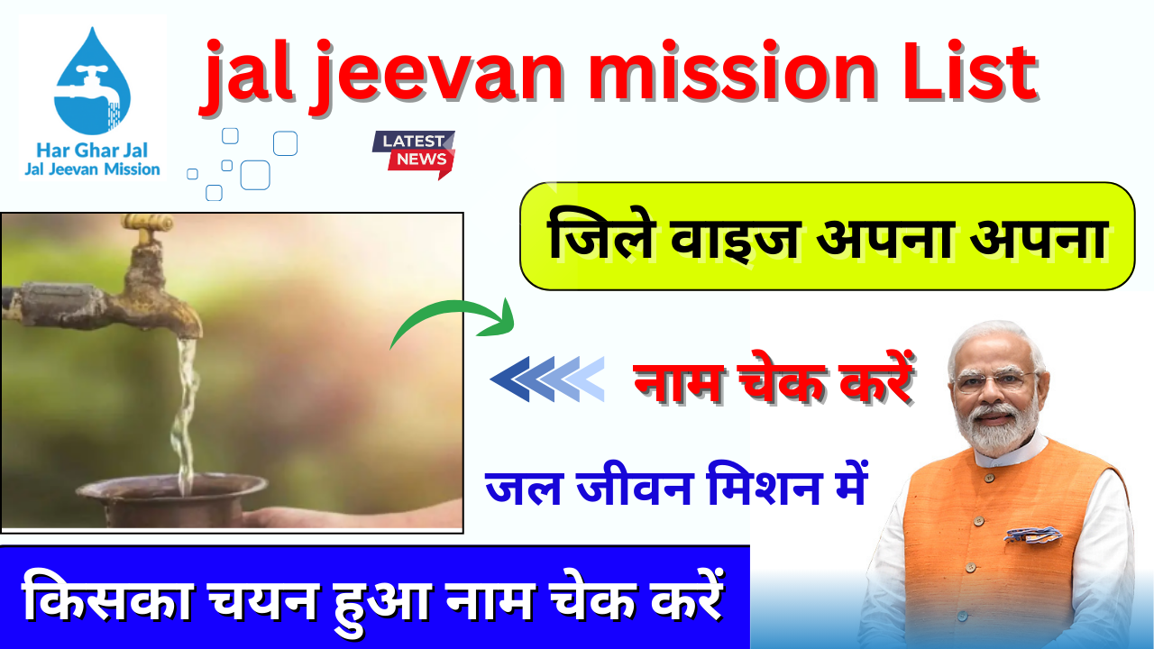 Jal Jeevan Mission Me Apna Naam Kaise Check Kare: अब जल जीवन मिशन में नाम देखने की प्रक्रिया शुरू