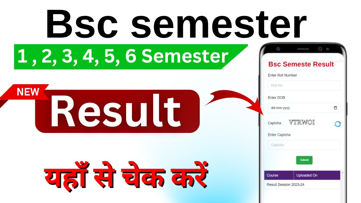 Bsc semester Result 2024