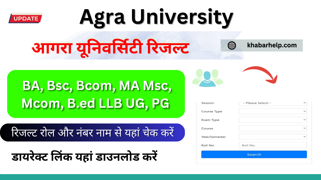 DBRAU Result 2024: {Direct link} check result.agrauniv.online BA, BSC, BCOM, MA, MSC, MCOM, Results Available: