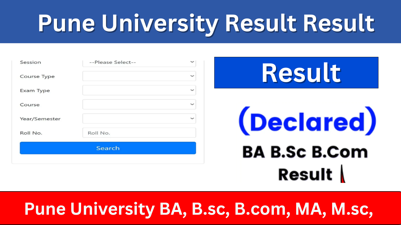 Pune University Result 2024: {Direct link} BA, BSC, BCOM, MA, MSC, MCOM, Results Available