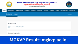 MGKVP Result 2024: Declared For BA BSc BCom MA MSc Results Available @ www.mgkvp.ac.in