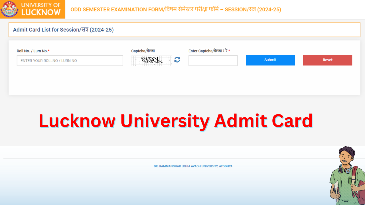 Lucknow University Admit Card 2024-25: {PDF} BA, Bsc, Bcom Exam Date Sheet Hall Ticket exam.lkouniv.ac.in