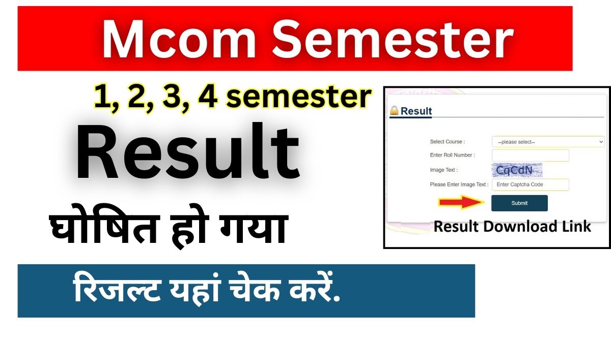 Mcom Semester Result