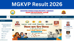 MGKVP Result 2026: Out at mgkvp.ac.in BA B.sc B.com UG and PG Marksheet 2026